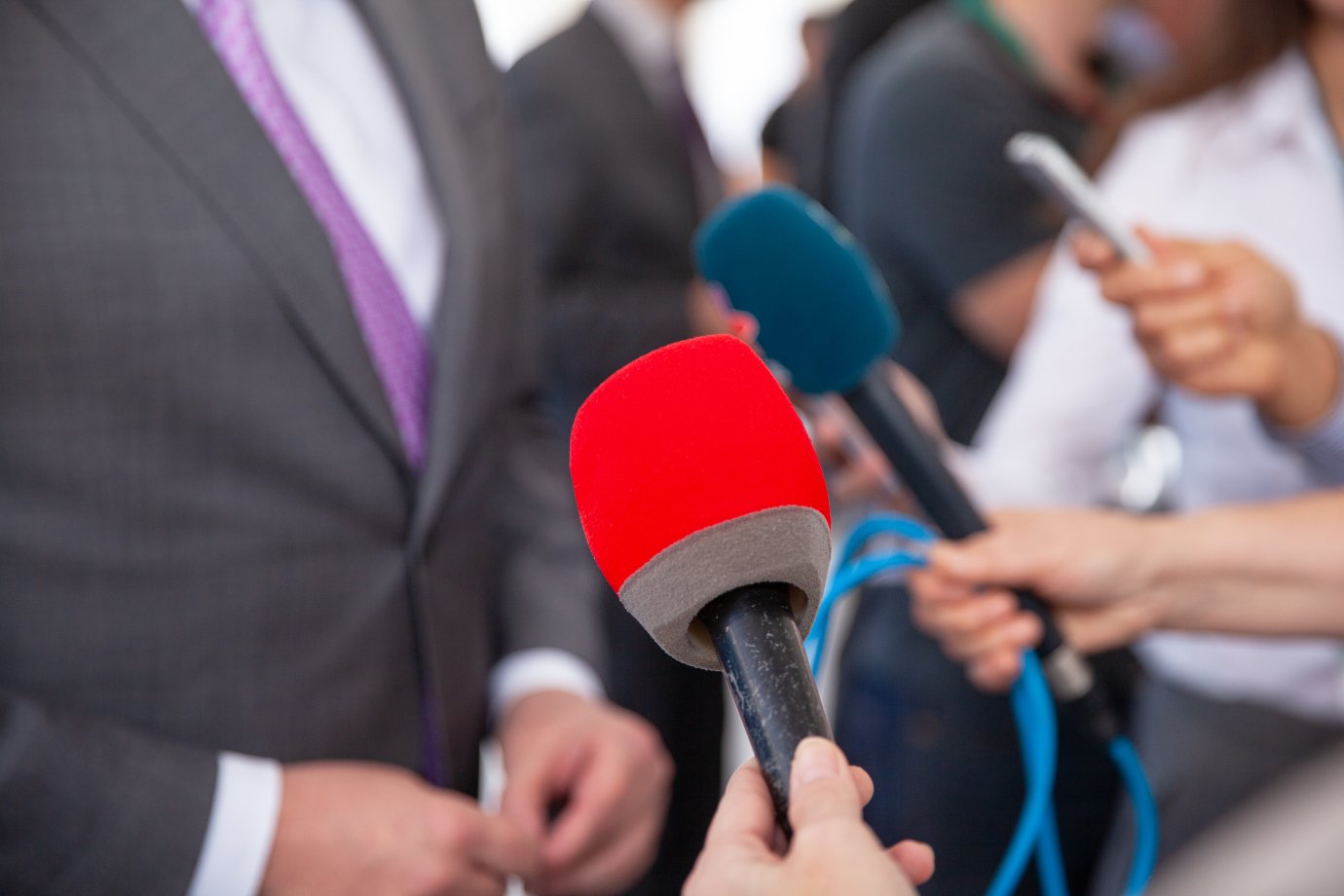standard PR distribution package with TV and radio outlets